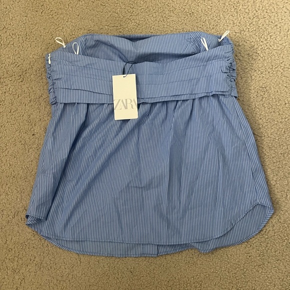 Zara strapless button up top - Picture 4 of 4